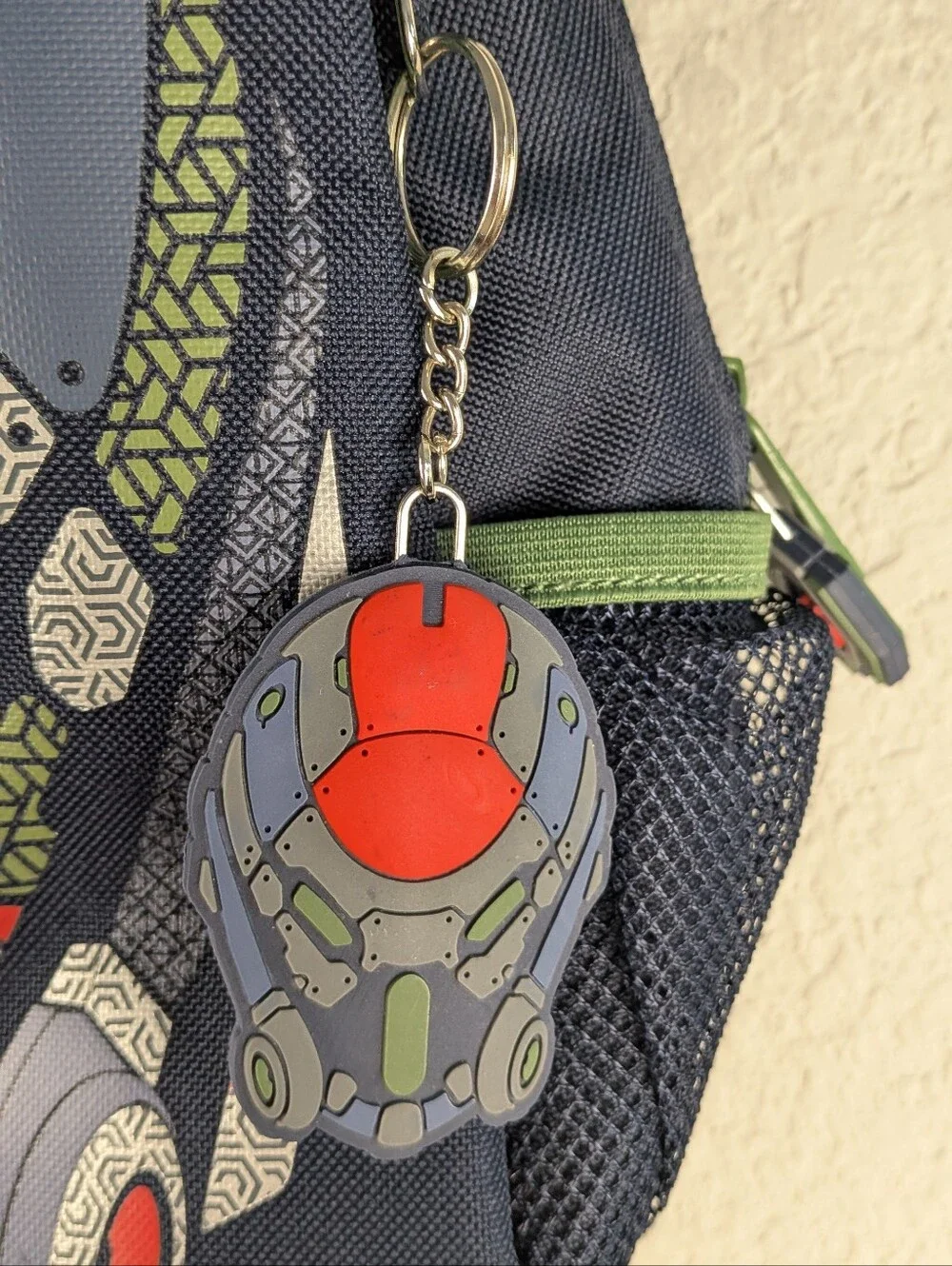 Totto Mithos School Backpack Robot Argon Graphic Blue Green 13